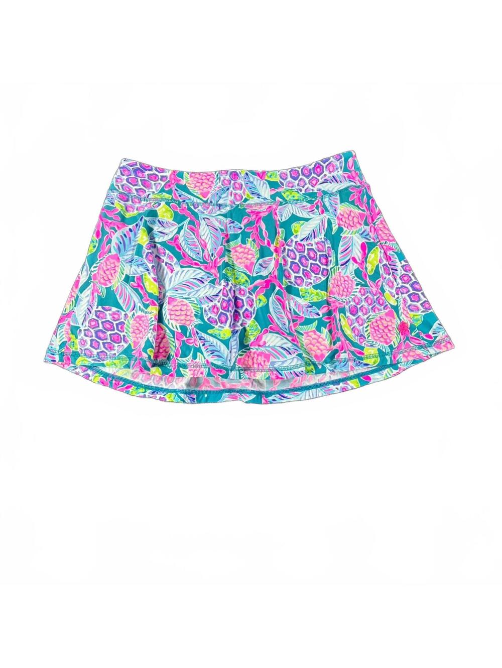 Women's Lilly Pulitzer Luxletic Tropical Print Athletic Golf Skort Size M